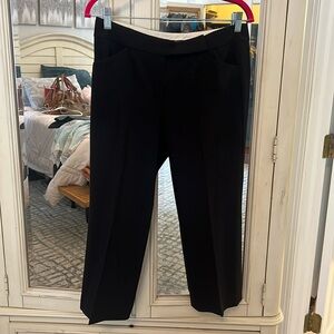 Black cropped pants